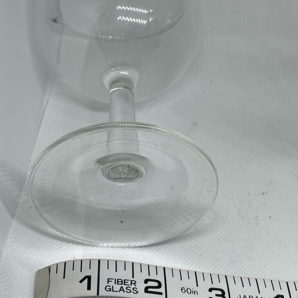 Hand crafted small stemmed wine glass embellished vintage jewelry pearl crystal - Picture 5 of 5